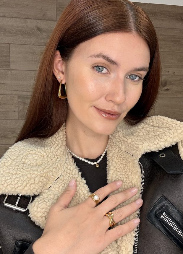 Denisa Ryndová s prsteny franco bene