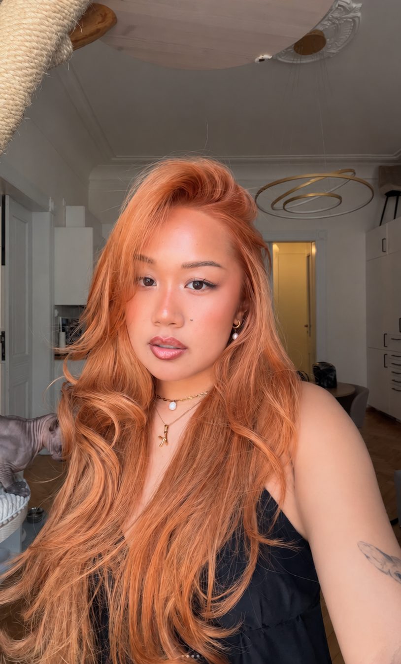 Kim Ly Tran se zrzavými vlasy