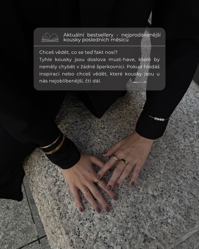 Aktuální bestsellery ✨ ~ Zajímá vás co je nyní u nás IN? Přečtěte si náš nový článek na blogu. 🤍