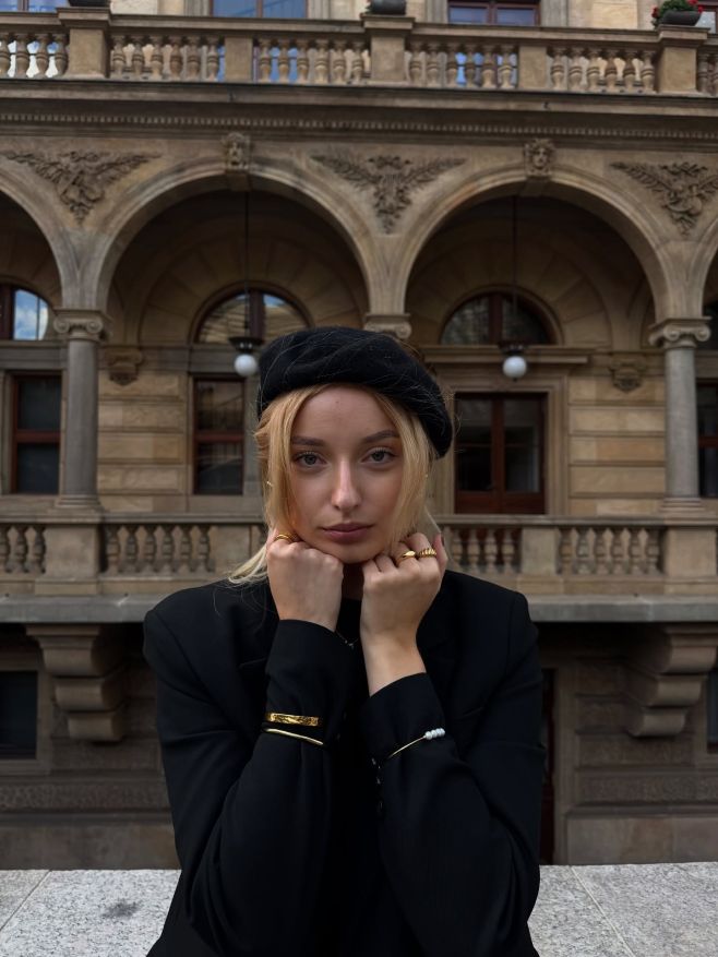 Gold jewelry 💛 ~ As the world turns golden, let your jewelry do the same. 🍂