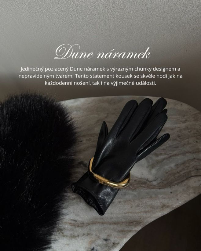 Dune náramek ✨ ~ statement kousek, který vynikne v každém outfitu. 🤍 Tip: na zimu můžete navrstvit na svetr/mikinu. ✨
